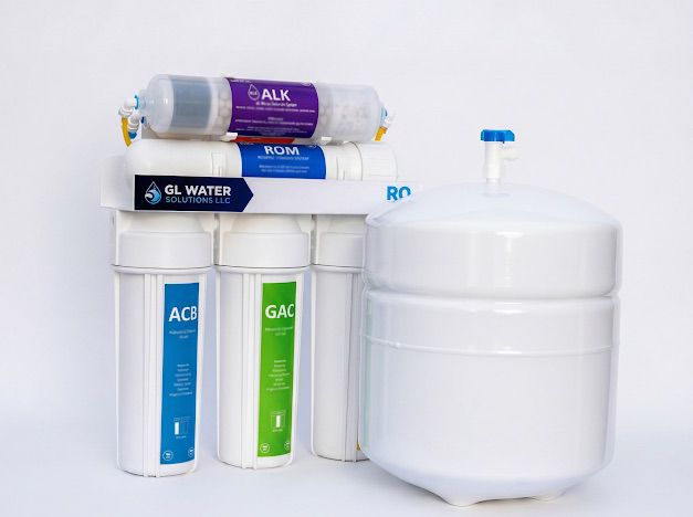 Polished stainless whole-house tank · product shot