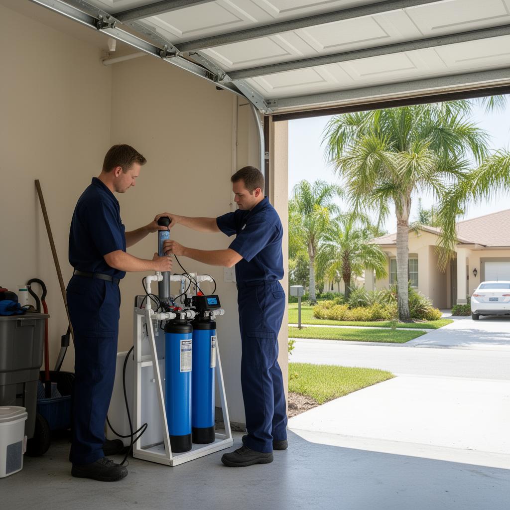 Team on site · whole-house install